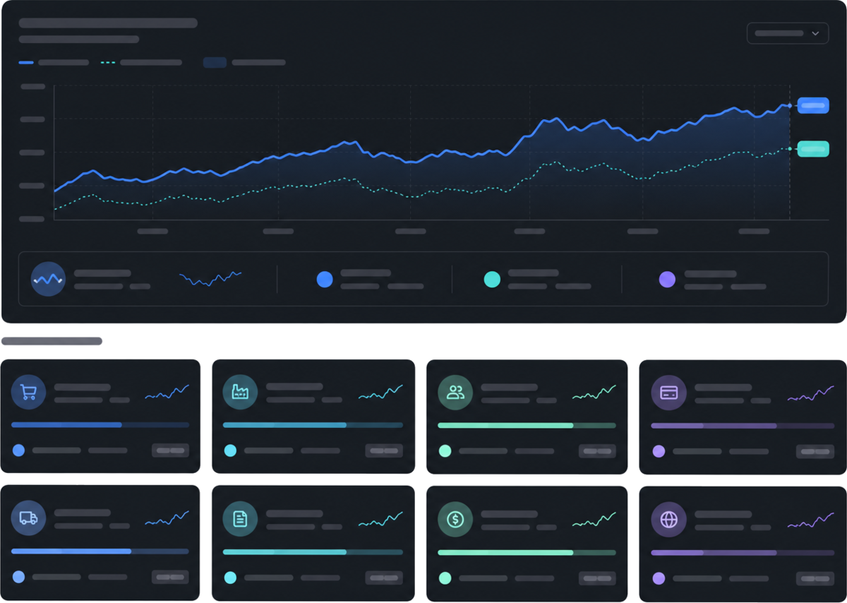 See category demand a quarter early — Illustrative interface concept — not a shipped product